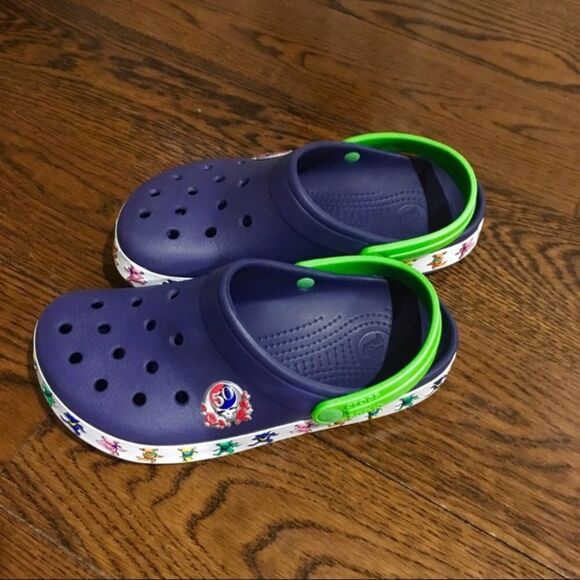 GRATEFUL DEAD CROCS 50th ANNIVERSARY M6 W8 C6.5 - Picture 7 of 11